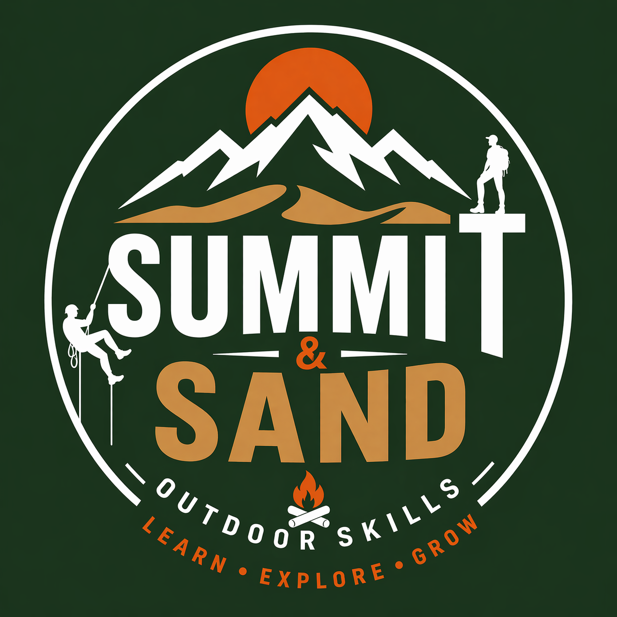 Summit & Sand Outdoor Skills Logo